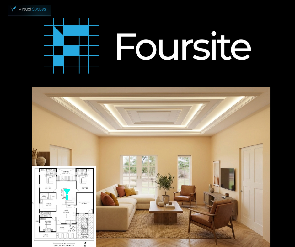 Convert 2D Floor plan to 3D | AI Interior Design - VirtualSpaces